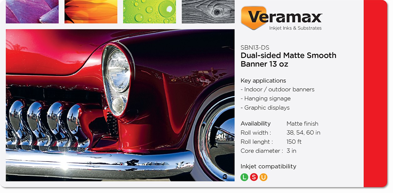 Veramax PVC Double-Sided Smooth Banner 13oz