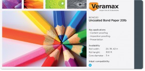 Veramax Uncoated Bond Paper 20lb 