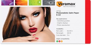 Veramax Photorealistic Satin Poster Paper 6mil
